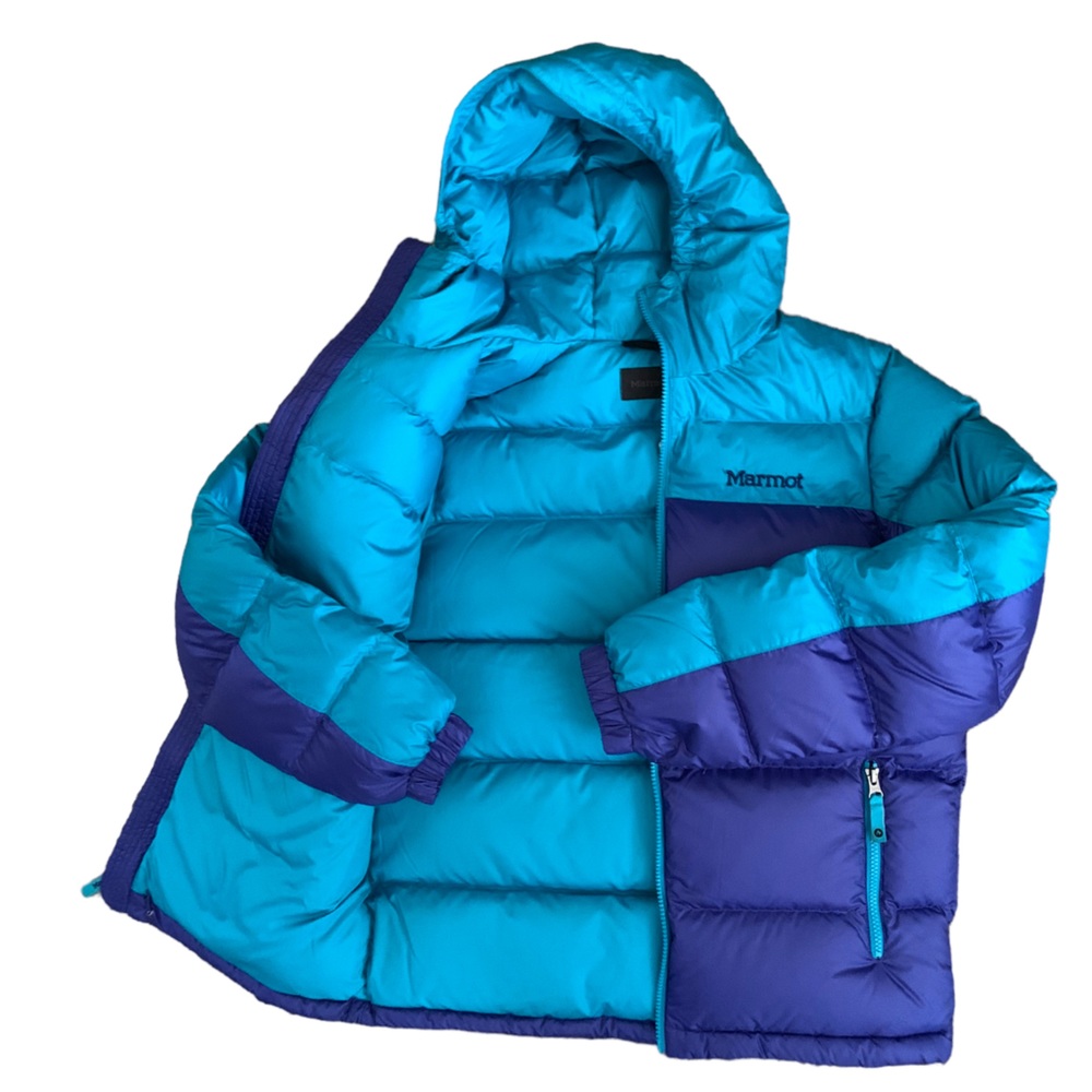 Marmot Down Filled Puffer Kids Guide Warm Winter Jacket  Size XL NWT